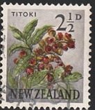 [Motivi locali - Fiori - Filigrana: NZ e stella multiple - Tipografia: De La Rue & Co. Ltd., Scrivi GU]