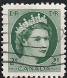 [Queen Elizabeth II - Normal Paper, See 1962 for Fluorescent Stripes, type GT1]