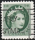 [Queen Elizabeth II - Normal Paper, See 1962 for Fluorescent Stripes, type GT1]