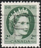 [Queen Elizabeth II - Normal Paper, See 1962 for Fluorescent Stripes, type GT1]