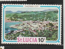[Old and New Views of St. Lucia, type DM]