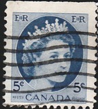 [Queen Elizabeth II - Normal Paper, See 1962 for Fluorescent Stripes, type GT4]
