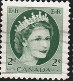 [Queen Elizabeth II - Normal Paper, See 1962 for Fluorescent Stripes, type GT1]