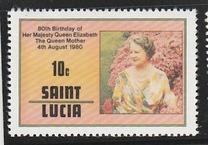 [The 80th Anniversary of the Birth of Queen Elizabeth the Queen Mother, 1900-2002, type KV]