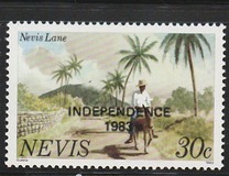 [No. 47-60 Overprinted "INDEPENDENCE "1983" - "1982" on Stamps, प्रकार AA4]