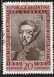 [The 100th Anniversary of the Death of San Martin, 1850-1950, type LH]