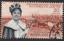 [Election of Miss Claudinette Fouchard, "Miss Haiti", as World "Sugar Queen, 1960", type FH]