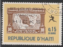 [Juegos Olímpicos. Vencedores de los maratones de los juegos desde 1896 a 1968. Sellos de los países anfitriones., tipo KW]
