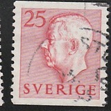 [King Gustaf VI Adolf of Sweden & Tree Crowns - Without Imprint, type DB12]