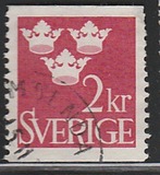 [King Gustaf VI Adolf of Sweden & Tree Crowns - Without Imprint, type BM19]