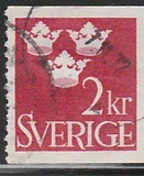 [King Gustaf VI Adolf of Sweden & Tree Crowns - Without Imprint, type BM19]