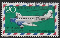 [The 50th Anniversary of the German Airmail, τύπος OD]