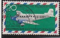 [The 50th Anniversary of the German Airmail, τύπος OD]