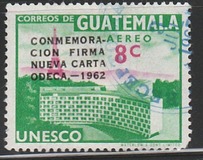 [Airmail - New ODECA Charter Commemoration - Overprinted "CONMEMORACION FIRMA NUEVA CARTA ODECA.-1962", प्रकार SF]
