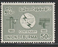 [The 100th Anniversary of ITU, type DR]