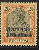 [German Empire Postage Stamps Surcharged, type C4]