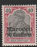 [German Empire Postage Stamps Surcharged, type C6]