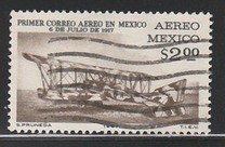 [Airmail - The 50th Anniversary of the 1st Mexican Airmail Flight, Pachuca-Mexico City, प्रकार AQA]