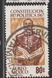 [Airmail - The 50th Anniversary of Mexican Constitution, Tip APS]