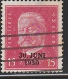 [No. 407 & 414 Overprinted "30 Juni 1930", ประเภท DI1]