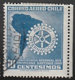[Airmail - Rotary International South American Regional Conference, Santiago, प्रकार MI]