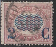 [Government Service Stamps Surcharged, type P6]