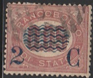 [Government Service Stamps Surcharged, type P1]