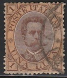 [King Umberto I - New Drawing, Value in Corners, тип U]