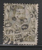 [Águila de la Casa de Savoya y rey Victor Emmanuel III, 1.869 - 1.947 #     Primera emisión definitiva del reinado de Víctor Manuel III, tipo AK4]