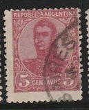 [General San Martin - Watermark 3,4 or Unwatermarked, प्रकार BK5]