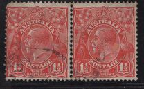 [King George V - Different Watermark, tip B32]