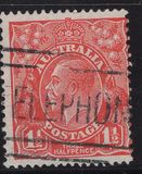 [King George V - Different Watermark, tip B32]