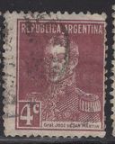 [Definitive Issues - General San Martin, with Period after Value, veids CU4]