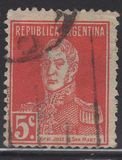 [Definitive Issues - General San Martin, with Period after Value, veids CU5]