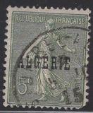 [French Postage Stamps Overprinted in Black, tip B5]