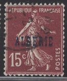 [French Postage Stamps Overprinted in Blue, type C2]
