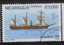 [International Stamp Exhibition "STAMPWORLD LONDON '90" - Old Steam Ships, type CEB]