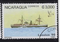 [International Stamp Exhibition "STAMPWORLD LONDON '90" - Old Steam Ships, type CEA]