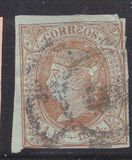[Queen Isabella II - Colored Paper, type Q6]