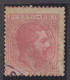 [King Alfonso XII of Spain - Inscription "PUERTO-RICO", type K8]