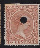 [King Alfonso XII - As Previous, New Colors, type AS15]