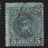 [King Alfonso XIII - Blue Control Numbers on Backside, type AT1]