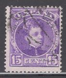 [King Alfonso XIII - Blue Control Numbers on Backside, type AT3]