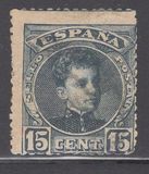 [King Alfonso XIII - Blue Control Numbers on Backside, տեսակ AT5]