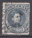 [King Alfonso XIII - Blue Control Numbers on Backside, տեսակ AT5]