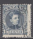 [King Alfonso XIII - Blue Control Numbers on Backside, տեսակ AT5]