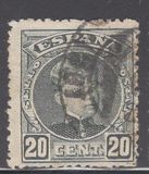 [King Alfonso XIII - Blue Control Numbers on Backside, տեսակ AT5]