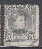 [King Alfonso XIII - Blue Control Numbers on Backside, տեսակ AT5]