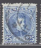 [King Alfonso XIII - Blue Control Numbers on Backside, տեսակ AT5]