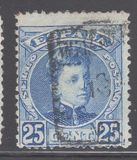 [King Alfonso XIII - Blue Control Numbers on Backside, տեսակ AT5]